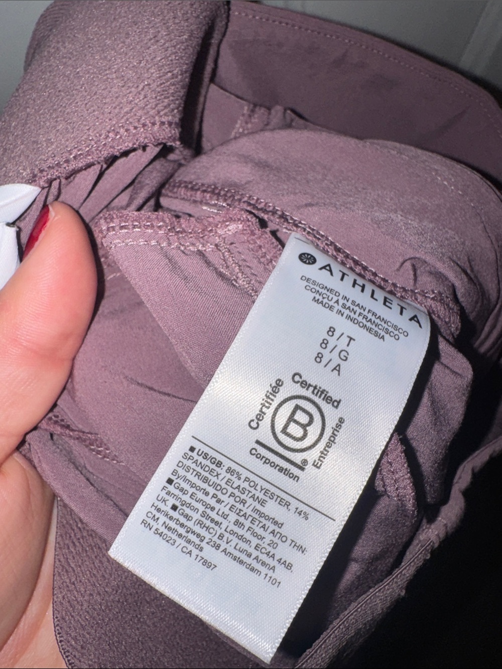 Athleta Wide Leg Pleated Pant - Picture 4 of 4